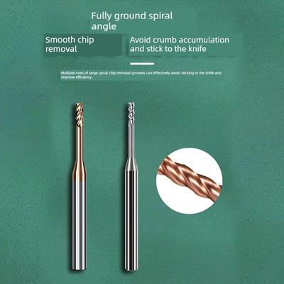 60°钨钢深槽圆头深槽铣刀小直径扩展合金铣刀1R0.21.5R0.5 2.0R1