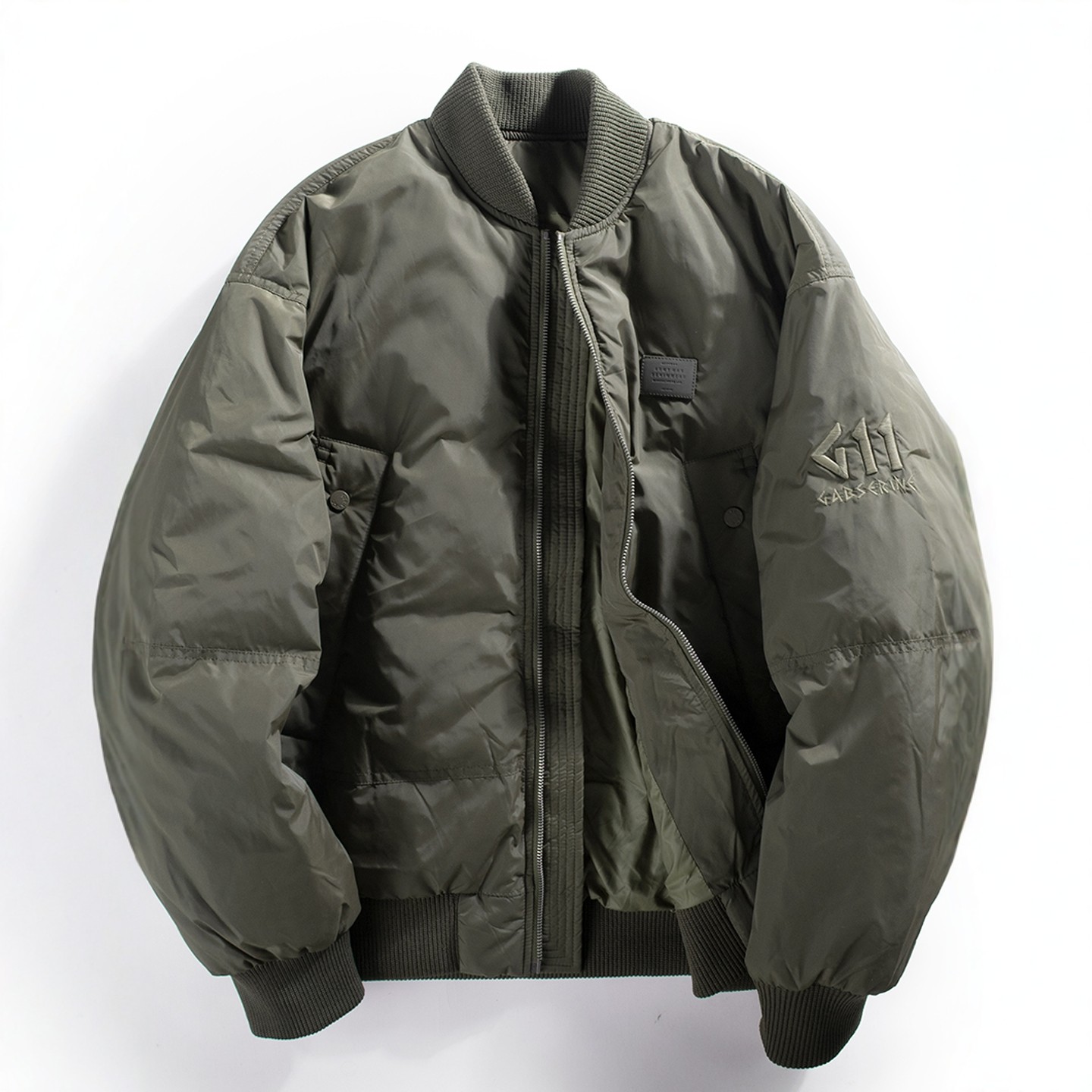 UASK重磅短款显高90白鸭绒羽绒服男保暖工装外套棒球服情侣款夹克
