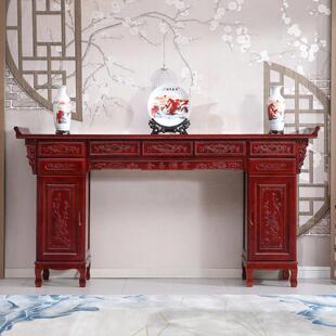 实木中式供桌香案家用农村供香火桌佛台客厅中堂条案神台供奉台