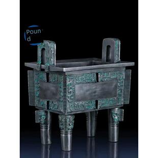 铜司母戊鼎摆件送朋友礼品办公室桌面公司开业送礼铜鼎定制礼物