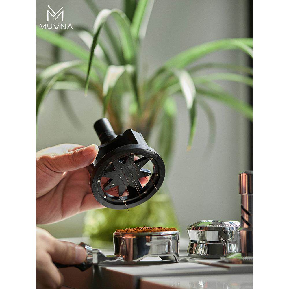 MUVNA慕威纳 意式咖啡针式布粉器可调节提莫布粉针均匀搅拌散粉针