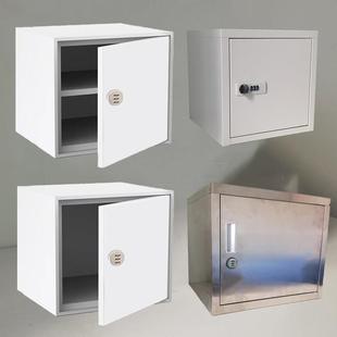 密码锁单门小型文件柜食品添加剂专用柜挂上墙资料柜不锈钢储物箱