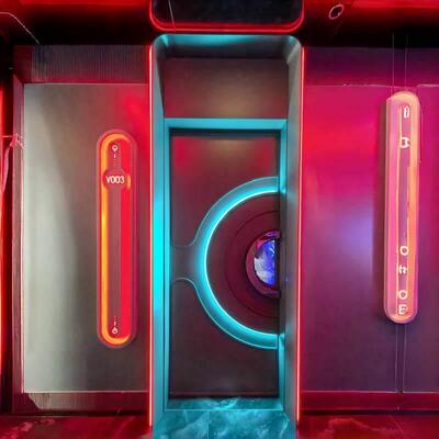 Ktv防火门隔音门包房门夜光吧专用不锈钢花厅定制盒子网红门