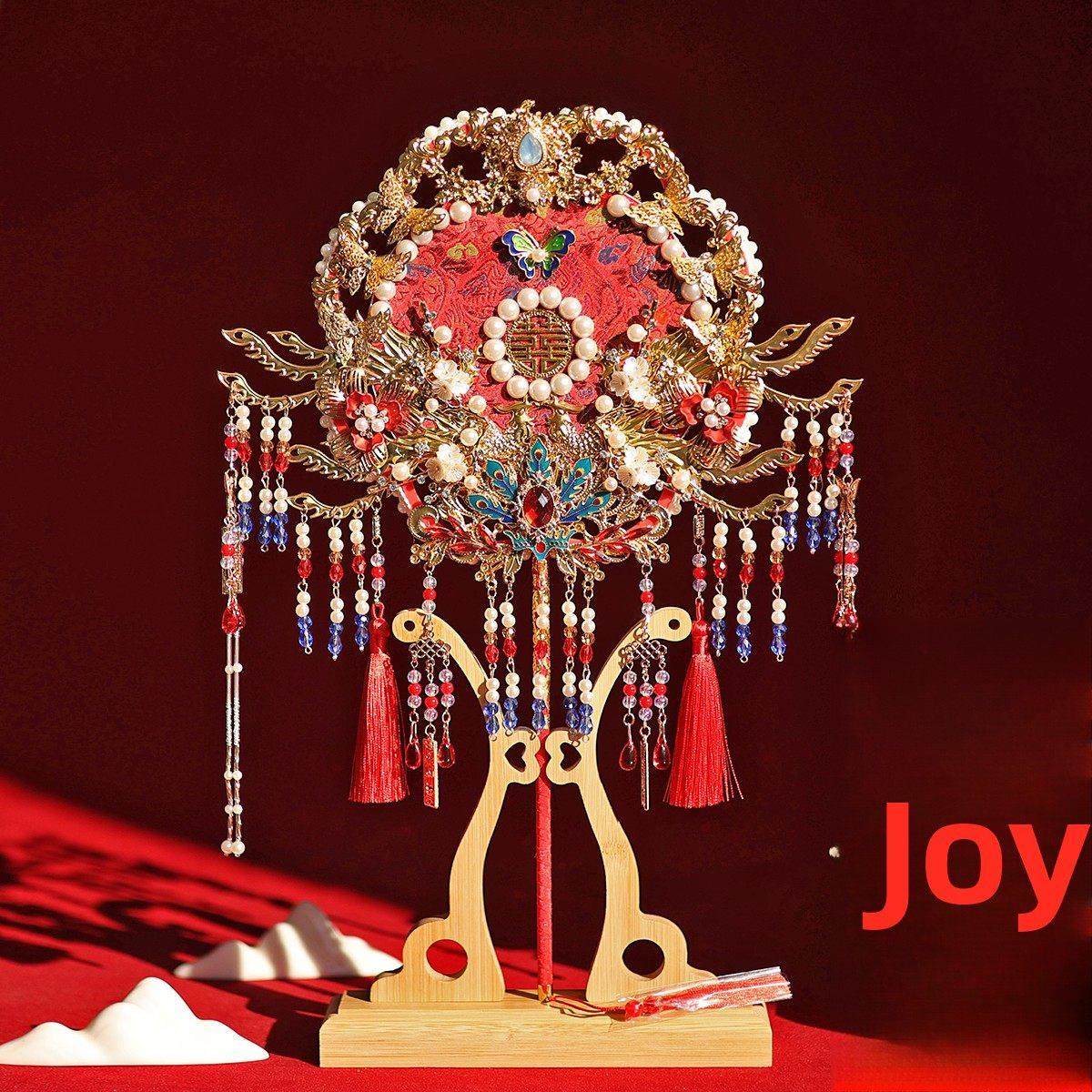 团扇新娘结婚diy材料包秀禾喜扇成品双面高级婚礼送礼物手工中式,家居饰品,工艺扇/团扇/喜扇/折扇,淘宝优惠券,粉丝福利购,淘宝优惠卷