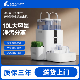 LALAHOME猫咪饮水机净污分离宠物饮水器自动循环静音滤芯宠物狗狗