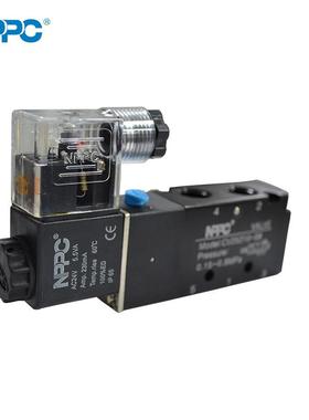 NPPC二位五通单电控管式电磁换向阀CV系列气动阀CV25110/CV25210