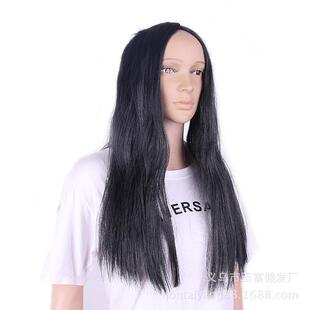 新款直销直销巫婆假发刘欢黑色长直发舞会道具苏乞儿 万圣节 贞子