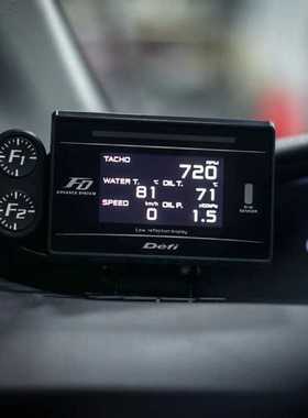 新款直销跨境热卖DEFI ZD第二代FD液晶车速转速涡轮表OBD多功能改