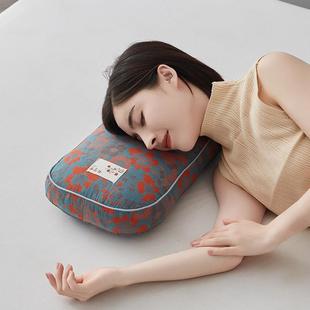 新款直销护颈椎荞麦枕芯全棉双层纱单人宿舍硬枕头男助睡眠睡觉专