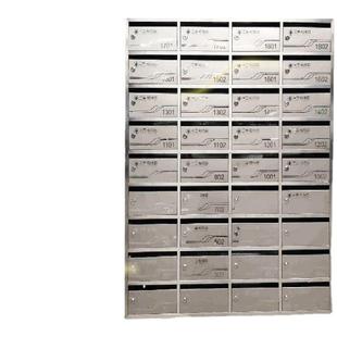 新款直销供应不锈钢信报箱 小区别墅信报箱不锈钢带锁意见箱落地