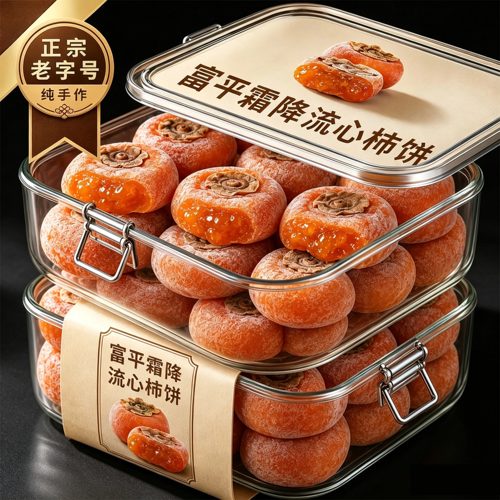 老字号！陕西富平柿饼陕西