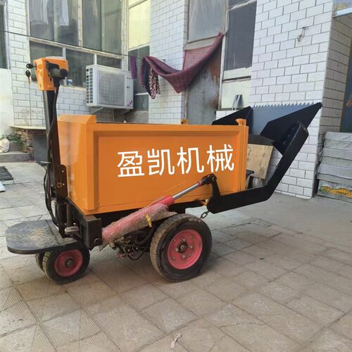 建筑电动液压自装自卸三轮车工地翻斗货车拉沙养殖料搬运车清粪车