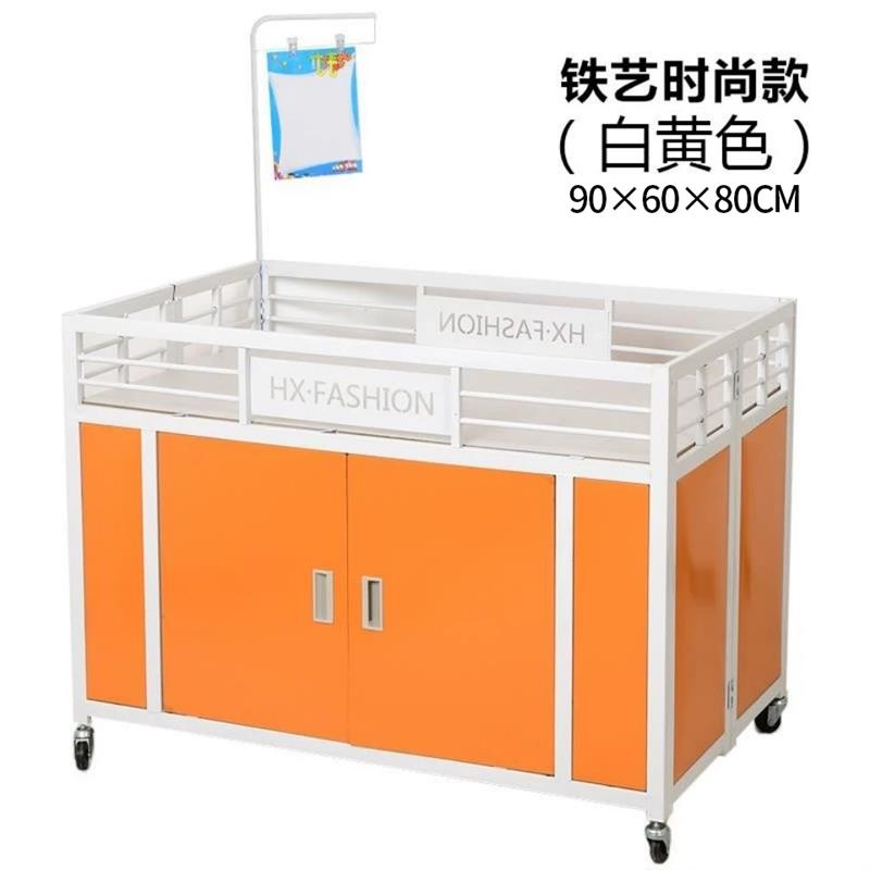超市促销车促销台展示架折叠移动花车货架特价车甩货车超市特价台