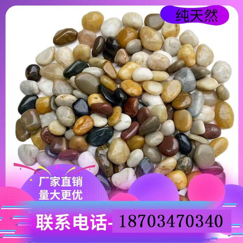 天然鹅卵石豆石地暖回填施工水洗过滤小石子家装地暖专用