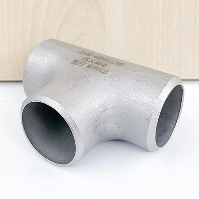 盼特304工业级三通等径压制无缝管道冲压管件T型化工变径管接头*