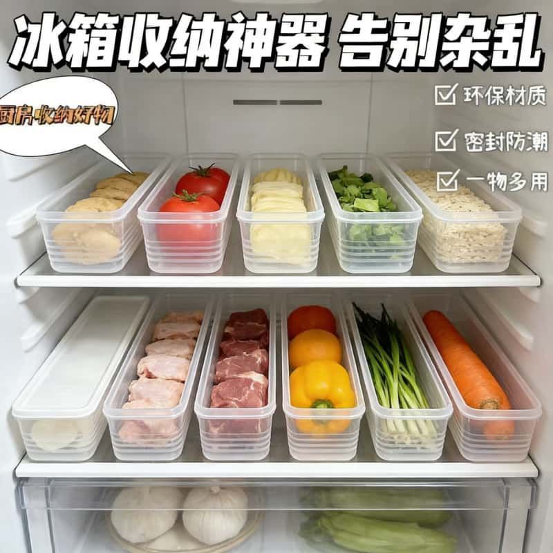 【小葱香菜专用】香菜小葱收纳盒冰箱保鲜神器鸡蛋备菜保鲜盒子