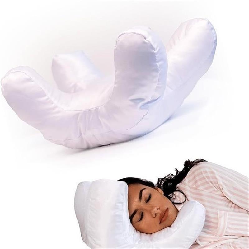 现货充棉枕头深度睡眠防落枕超柔软缓震睡枕美容睡眠抗皱护颈椎枕