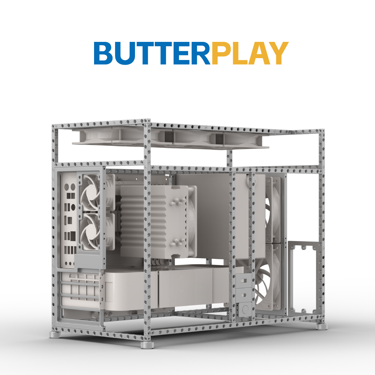 机箱铝合金M-ATX积木