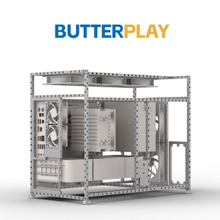 ATX机箱 M02N 铝合金开放式
