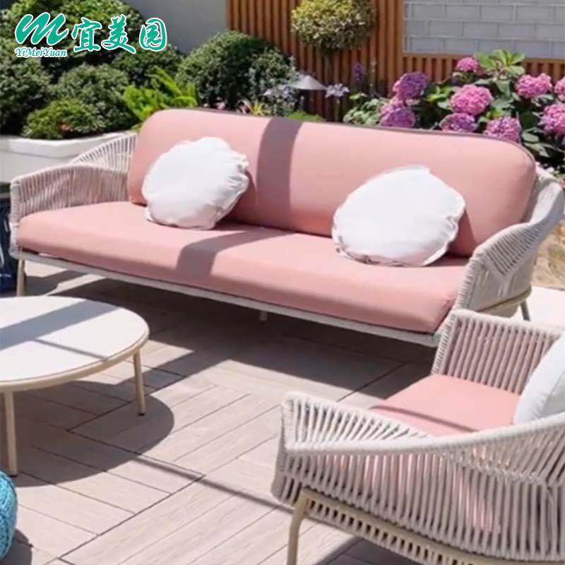 户外沙发庭院组合室外花园露台藤编铝合金防水防晒酒店露天藤沙发,3C数码配件,USB灯,淘宝优惠券,粉丝福利购,淘宝优惠卷