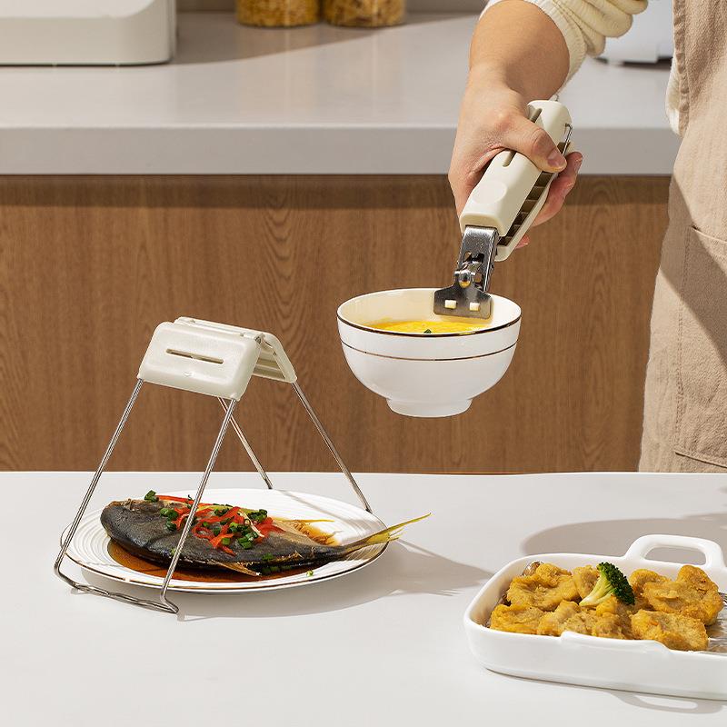 直销新款?防烫夹取碗夹厨房防烫手夹盘子夹蒸菜蒸锅隔热提盘夹碗