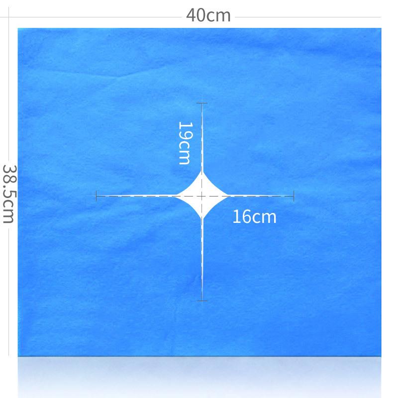 直销新款一次性洞巾 美容院按摩床推拿脸巾趴枕巾十字孔床头巾趴