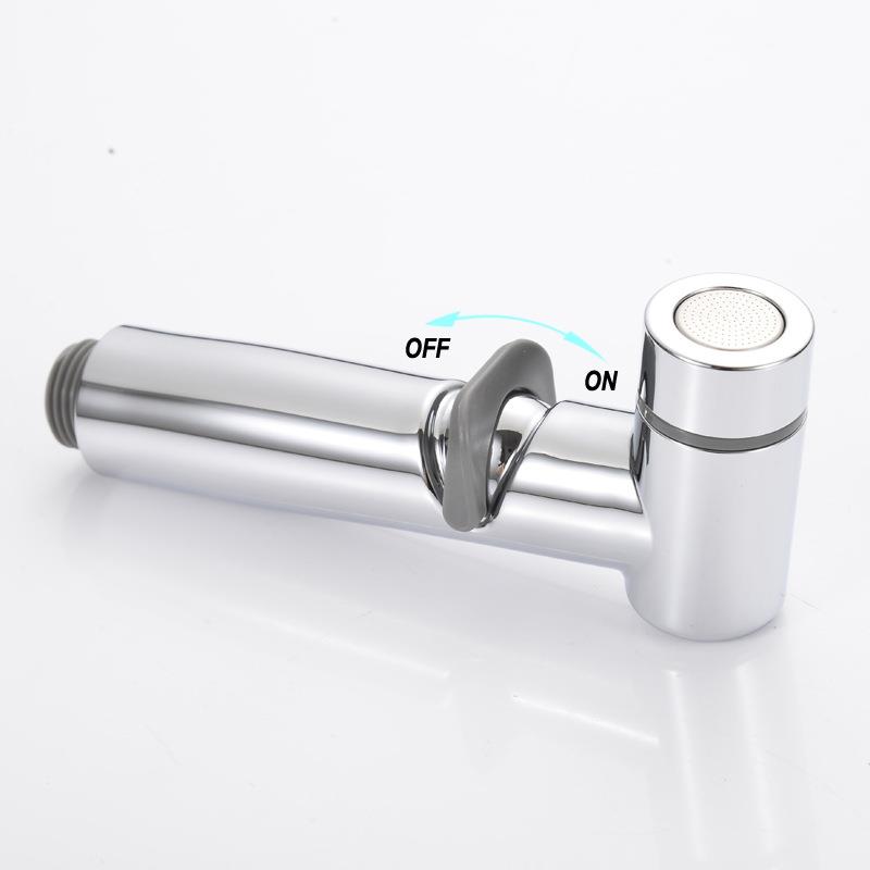 直销新款跨境新款全电镀ABS妇洗器 女性洁身卫浴马桶冲洗喷头增压