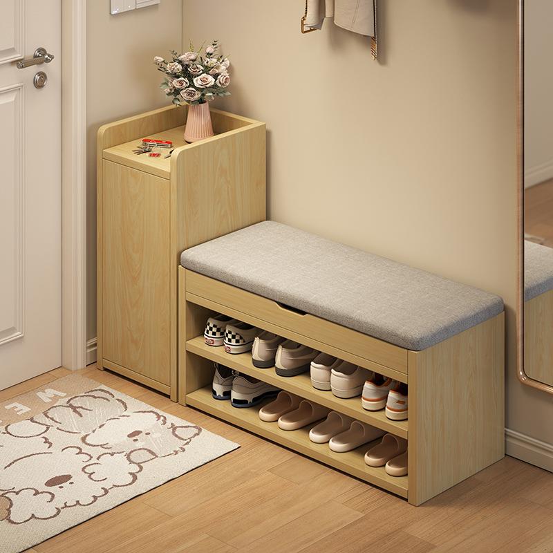 直销新款换鞋凳门口家用可坐鞋柜坐凳一体入户门穿鞋凳玄关收纳储