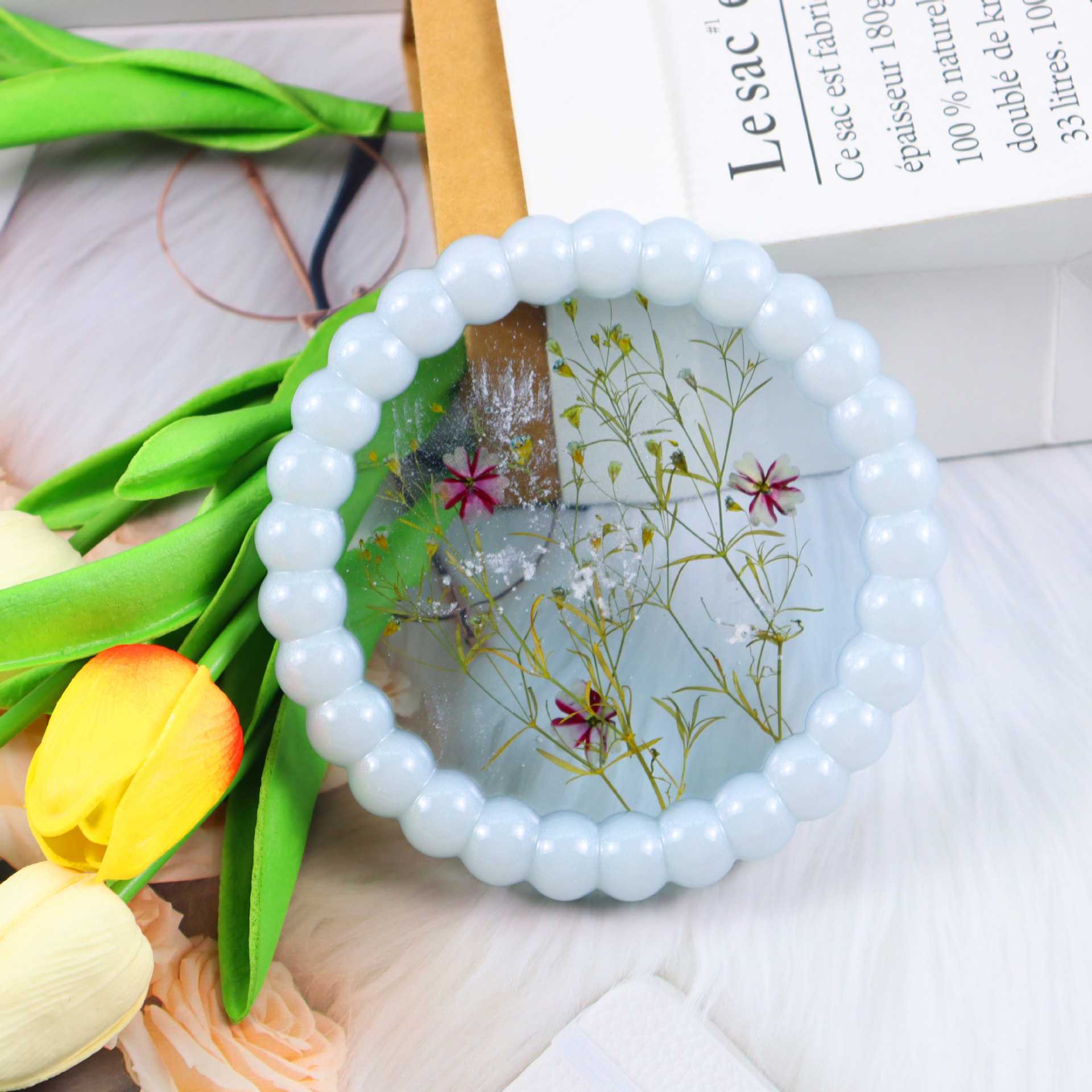 新款直销胖丫丫diy水晶滴胶模具 高镜面泡泡摆台杯垫硅胶模具泡泡