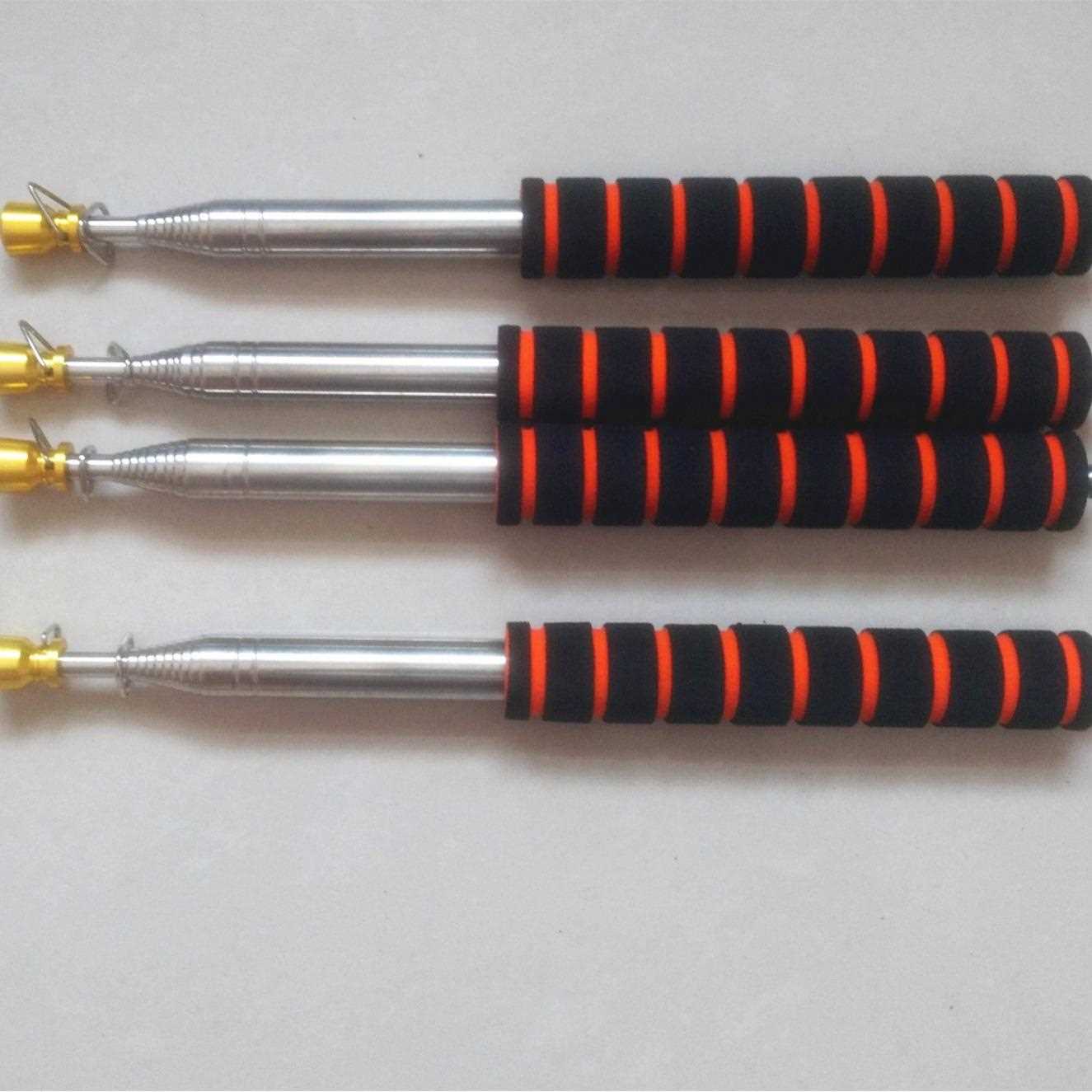 直销新款2米加粗金色头导游旗杆不锈钢伸缩旗杆伸缩教鞭伸缩旗杆