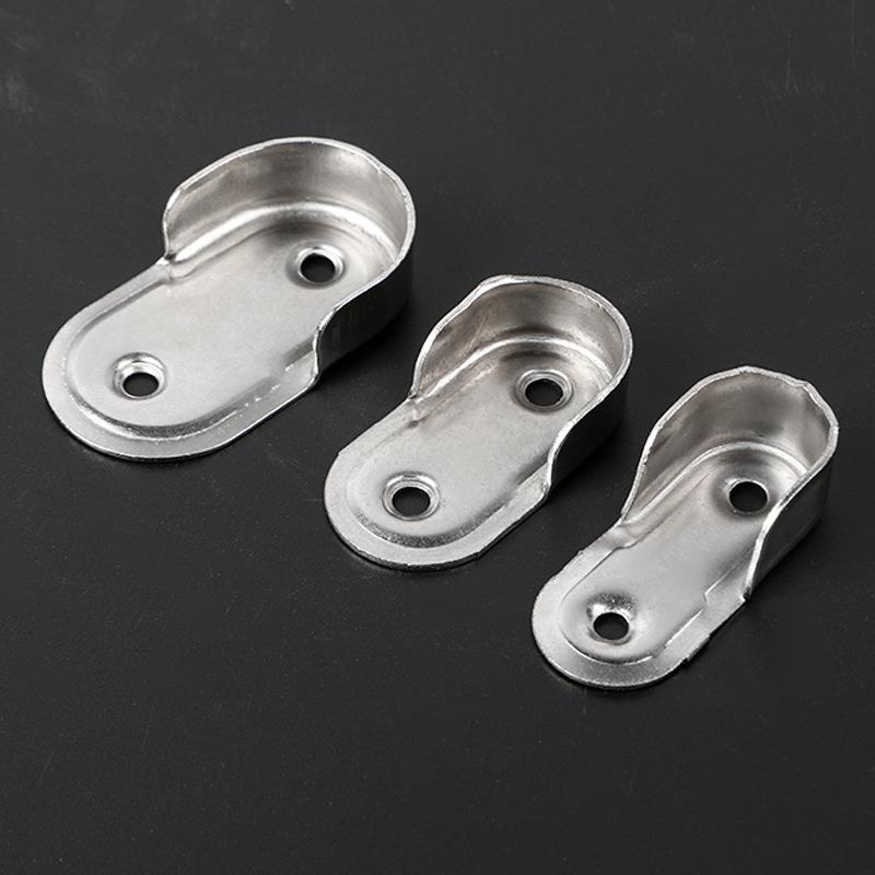 直销新款衣橱加厚铁家装五金配件衣柜衣杆固定支架衣管衣托挂衣杆