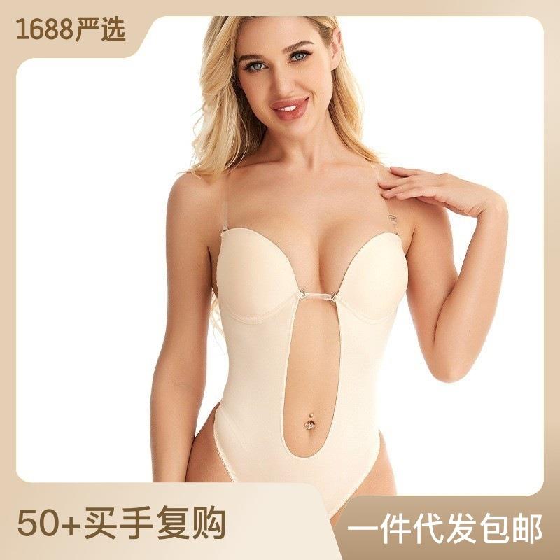 直销新款跨境连体内衣文胸钢圈性感少女文胸抹胸时尚欧美抹胸大胸