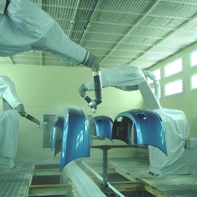 广东汽车保险杠机器人自动喷涂流水线东莞盛丰涂装制造商油漆