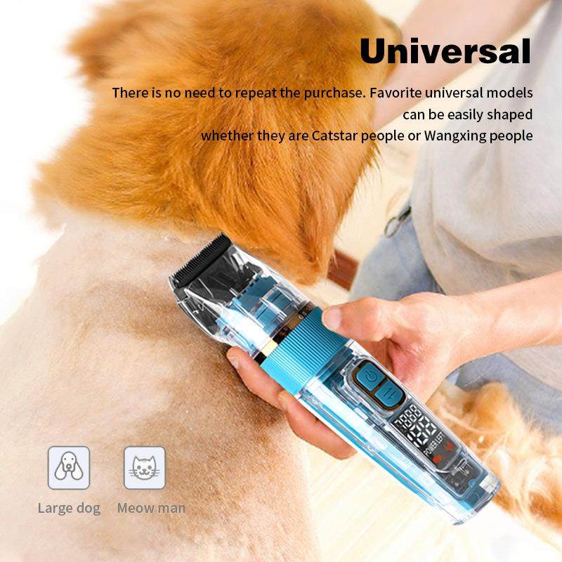 直销新款跨境热销款宠物电推剪理发器液晶数显陶瓷刀头理发剪剃毛