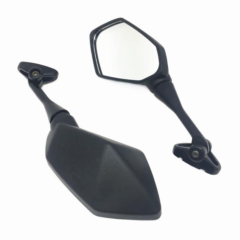 直销新款摩托车后视镜改装地平线反光镜3C认证 R1 R3公路赛 跑车