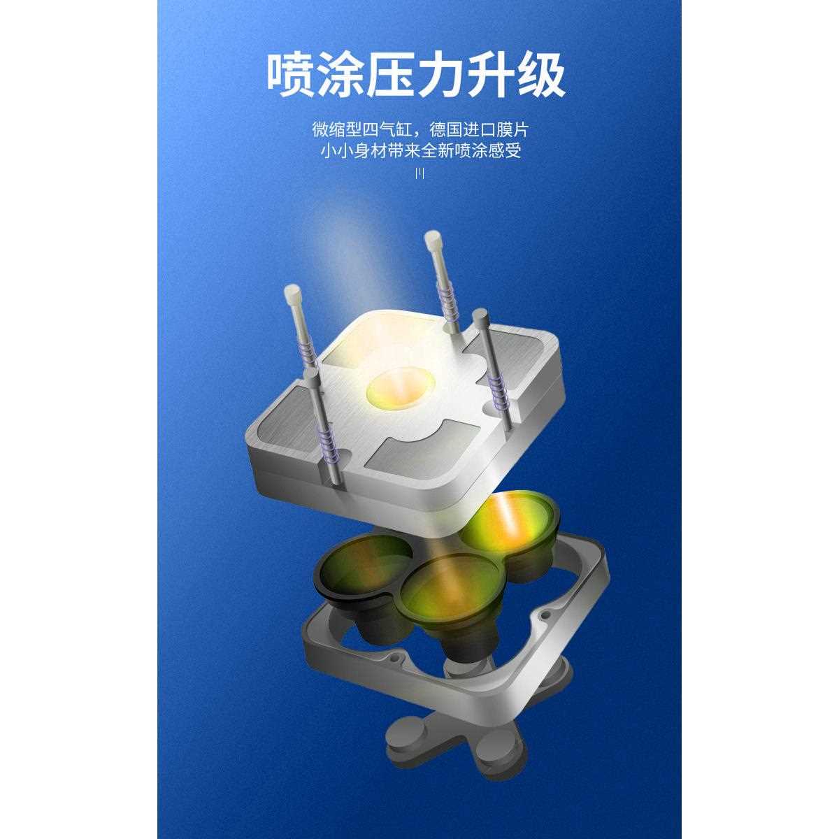 直销新款迷你便携式电动喷笔气泵绘画上色模型手持喷涂注氧仪补水