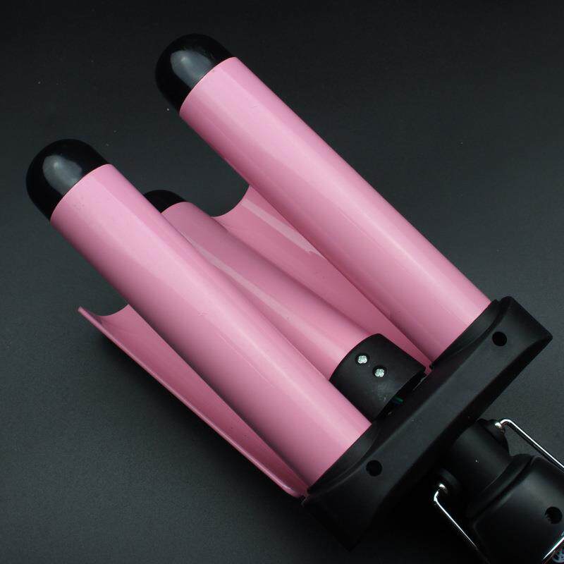 直销新款懒人三管卷发神器韩式蛋卷头梨花头陶瓷卷发器卷发棒不伤