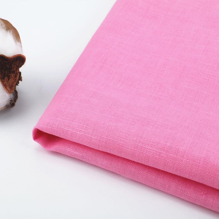 直销新款21*17棉麻平纹布 317棉麻交织亚麻布 春夏衬衫连衣裙亚麻