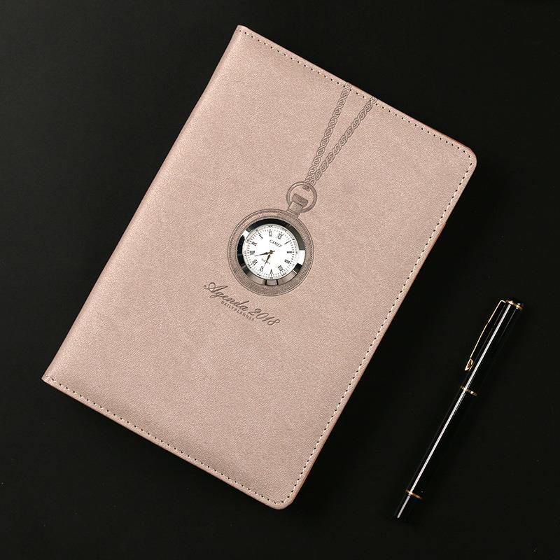 直销新款笔记本子pu商务会议办公记录本复古记事本简约大学生a5学
