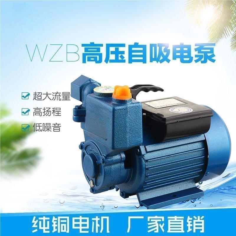 直销新款清水自吸泵220V自吸式家用增压泵农用水井抽水机工业管道