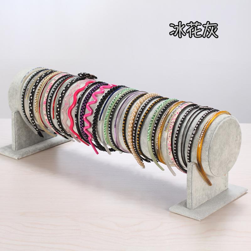 直销新款绒布头箍架 发箍架 发卡架 首饰架 饰品展示架 韩版珠宝