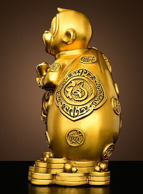 全黄铜猴子摆件十二生肖12金属猴金福猴家居工艺品桌面装饰礼品纯