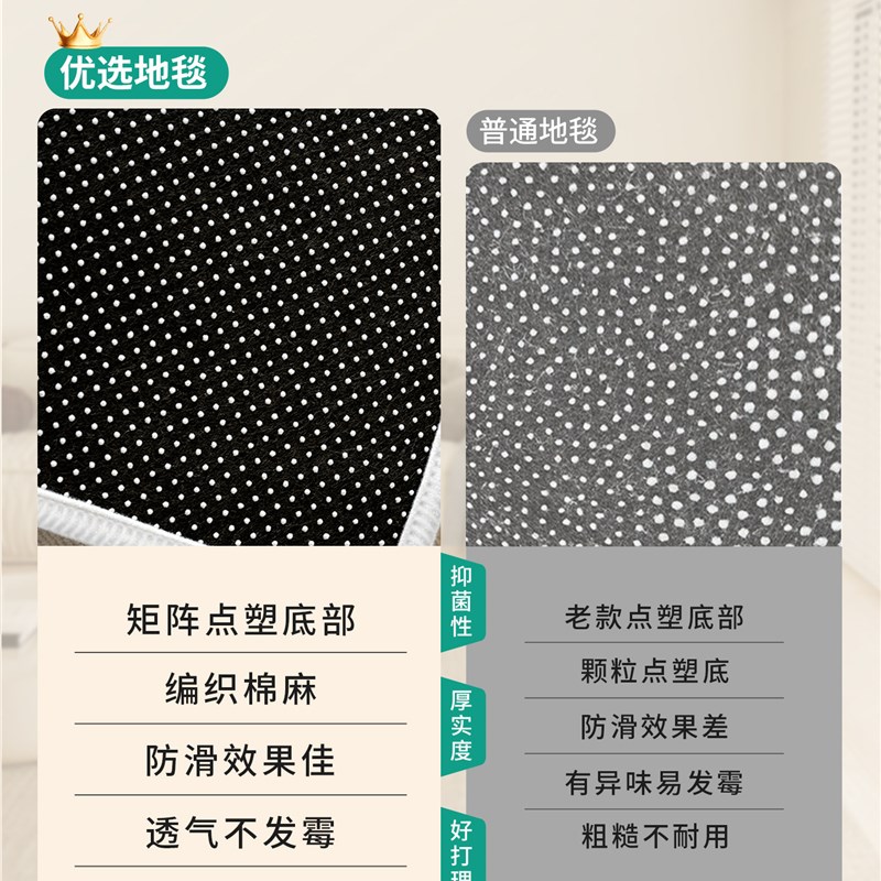 地毯客厅灰色轻奢高级免洗可擦新款沙发地垫卧室家用自由裁剪定制