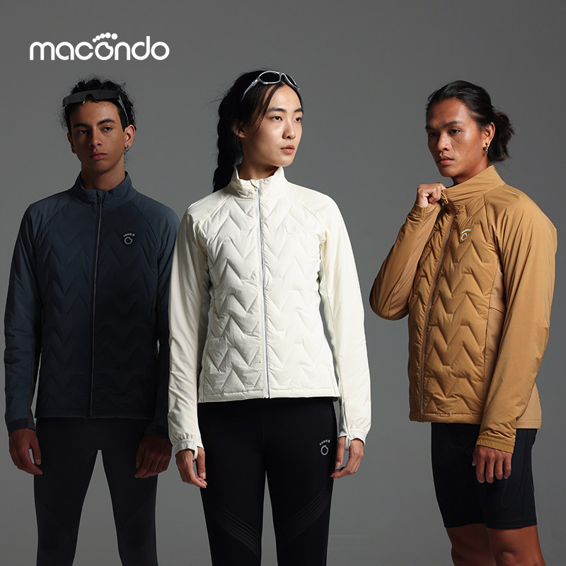 马孔多运动超轻3代男女羽绒吸湿排汗防泼水跑步保暖防风羽绒服