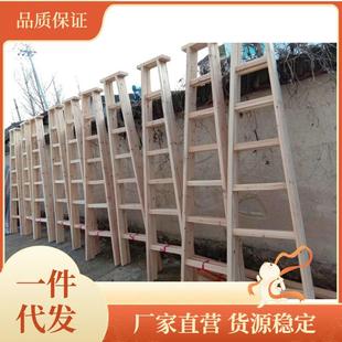 折叠梯双侧梯水电梯工地装 1Z5X人字梯木梯家用实木加厚梯子加强版