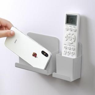1114手机遥控器收纳架免钉浴室小工具收纳盒壁挂手机充电支架