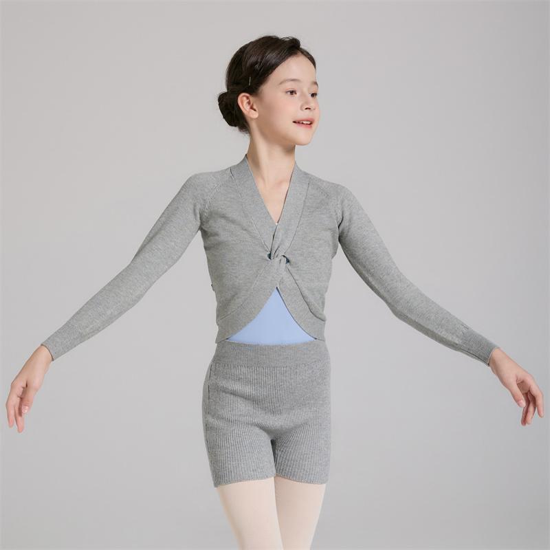 针织芭蕾舞练功服儿童舞蹈毛衣