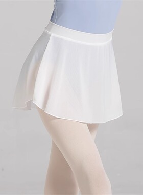 外贸女孩儿童芭蕾舞中国舞民族舞练功裙女童透气网纱半身舞蹈短裙