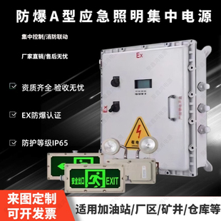A型防爆应急照明集中电源IP65应急灯疏散指示牌24V/36V智能指示灯