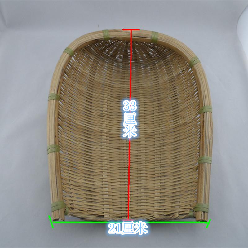 农家乐幼儿园装饰画画圆筲箕簸箕火锅店菜篮子沥水篮竹编舞蹈道具